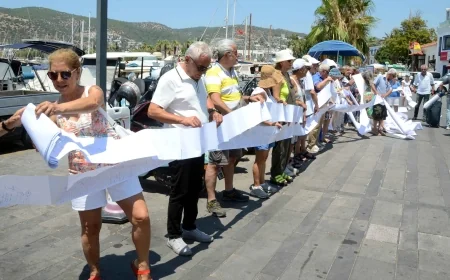 Bodrum Limanı'nda 32 Bin İmzayla Kılıçdaroğlu'na "Butlan" Tepkisi