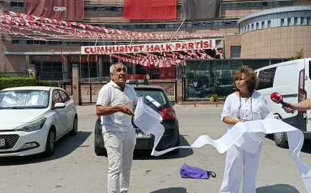    Bodrumlular 32 bin imza topladılar Ankara CHP genel merkezinde Kılıçdaroğlu ile görüşemediler
