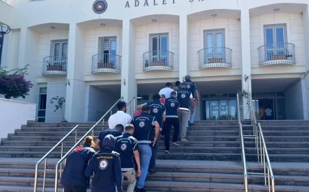 Bodrum'da Göçmen Kaçakçılığı Operasyonu: 7 Şüpheli Tutuklandı