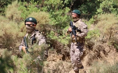 MUĞLA'DA YANGINLARA KARŞI ALARMA GEÇİLDİ...Muğla’da komandolar orman yangını nöbetinde