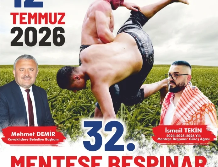 32. Menteşe Beşpınar Yağlı Pehlivan Güreşleri 12 Temmuz'da Düzenlenecek