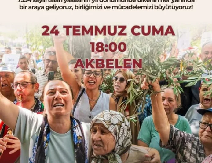 Akbelen'de 3. Yıl Buluşması Yarın Yapılacak: "Yasa Şirketlerin, Topraklar Bizim"