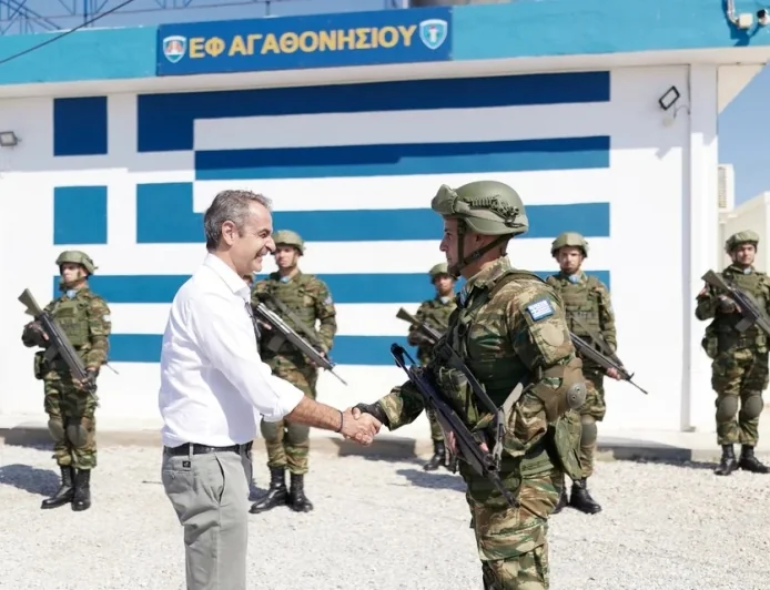 Yunanistan Başbakanı Mitsotakis Bodrum’un karşısındaki adadan konuştu