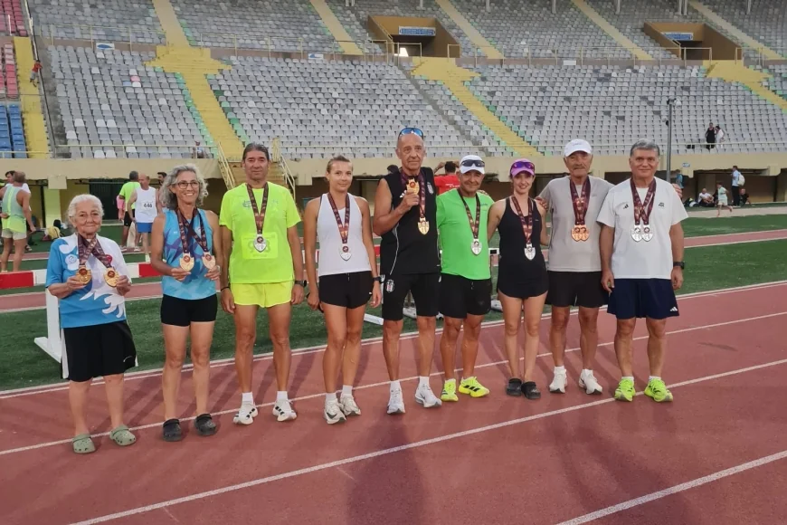 Türkiye Masterlar Atletizm Şampiyonası’nın ilk gününde Bodrumlu atletlerden madalya yağmuru