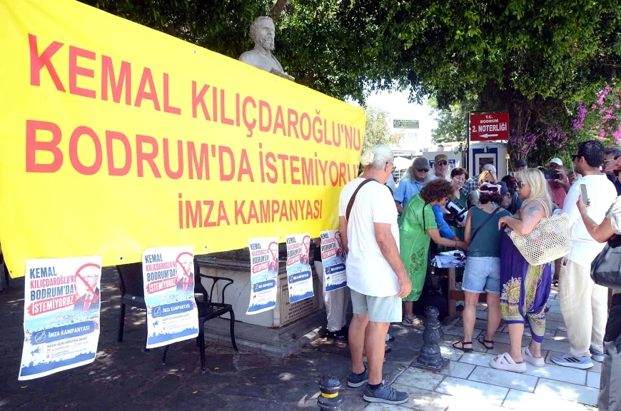 Bodrum’da Kılıçdaroğlu’nu istemiyoruz imzası  izdihamı, 5 günde 15 bin imza toplandı
