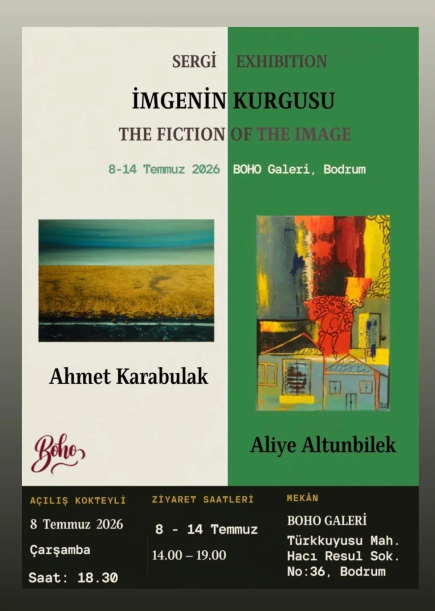Bodrum'da "İmgenin Kurgusu" Sergisi Sanatseverlerle Buluşuyor