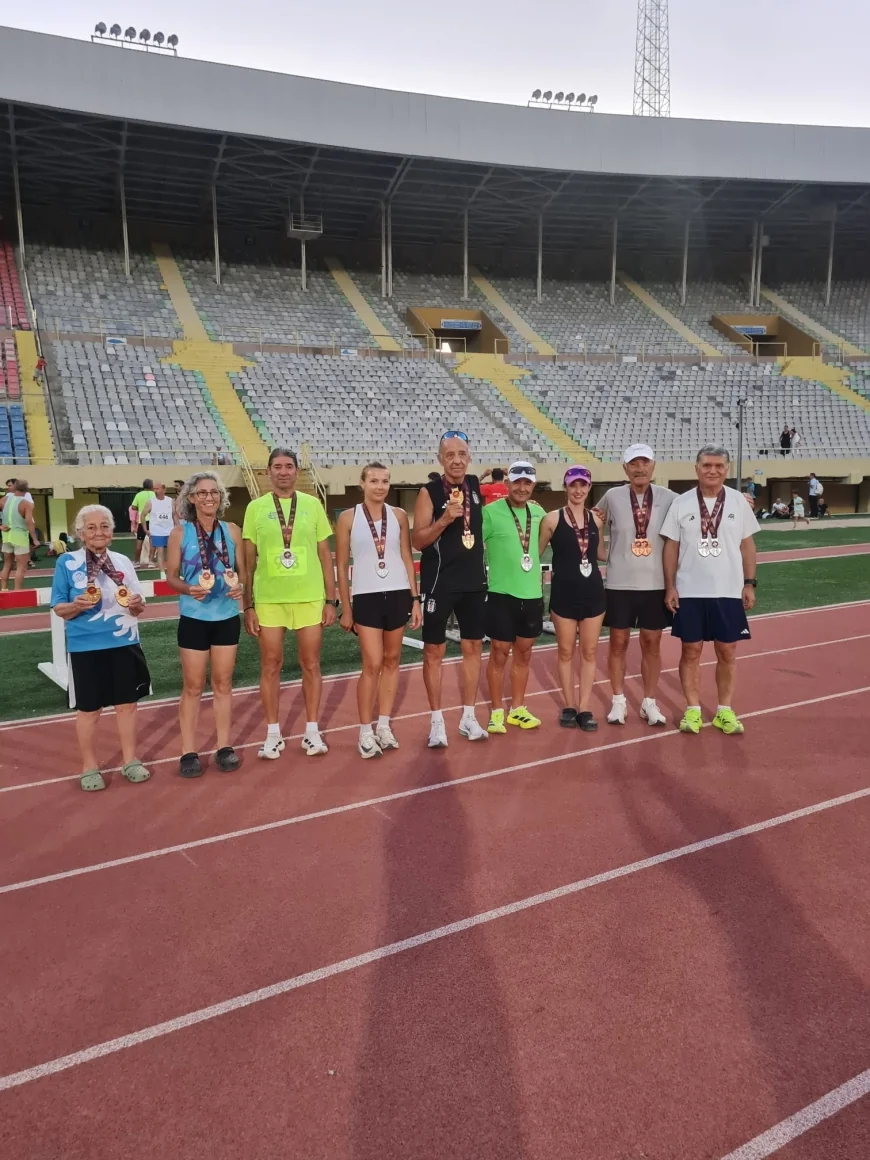 Türkiye Masterlar Atletizm Şampiyonası’nın ilk gününde Bodrumlu atletlerden madalya yağmuru