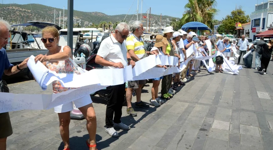 Bodrum Limanı'nda 32 Bin İmzayla Kılıçdaroğlu'na "Butlan" Tepkisi