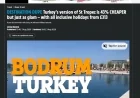   İngilizlerin gözde tatil merkezi bu yıl ne st Tropez ne Mikonos, Bodrum ve Marmaris