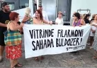 BODRUMLU KADINLARDAN LİMAK’IN 50.YIL KONSERİNE PROTESTO,, “Vitrinde filarmoni, sahada buldozer: Kurumsal ikiyüzlülüğün Akbelen resmi.”
