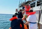 MARMARİS AÇIKLARINDA KORKU DOLU ANLAR! GEZİ TEKNESİ KARAYA OTURDU, 11 KİŞİ KURTARILDI