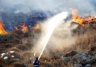 BODRUM AKYARLAR’DA KORKUTAN YANGIN! ALEVLER EVLERİ TEHDİT ETTİ