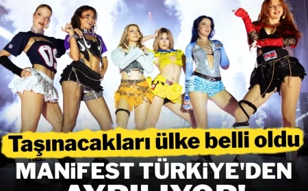 Bodrum’da konser vermeyi planlıyorlar  Manifest Türkiye'yi terk ediyor: Taşınacakları ülke belli oldu