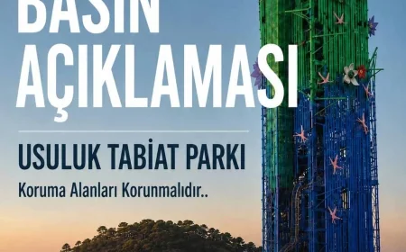 TMMOB Tarafından  Usuluk Tabiat Parkı İçin Basın Açıklaması Yapılacak