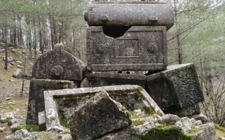 2500 YILLIK İdebessos Antik Kenti’Nde talana isyan ettiler