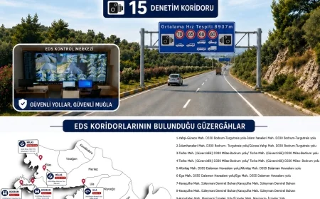 MUĞLA’DA EDS DÖNEMİ BAŞLIYOR! 15 HIZ KORİDORUNDA DENETİM YAPILACAK