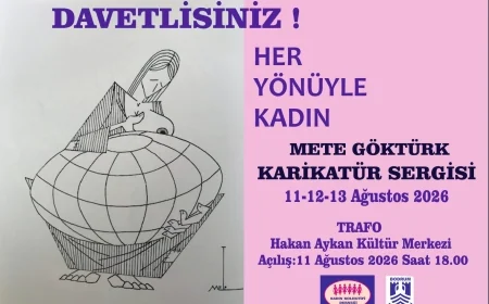 Bodrum'da Mete Göktürk’ün "Her Yönüyle Kadın" Karikatür Sergisi Açılıyor