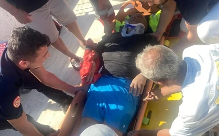 Bodrum'da 5 Metrelik Havuz Makine Dairesine Düşen Vatandaş Kurtarıldı