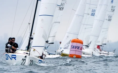 14. TAYK-Eker Olympos Regatta’da J70 etabı tamamlandı