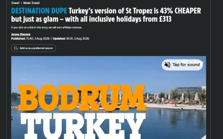   İngilizlerin gözde tatil merkezi bu yıl ne st Tropez ne Mikonos, Bodrum ve Marmaris
