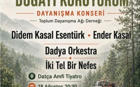DATÇA, AFETLERE KARŞI DAYANIŞMAYLA GÜÇLENİYOR  Datça’nın yanan ormanları Bodrumlu sanatçıların desteği ve dayanışma ile yeşerecek