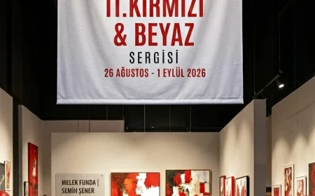 SANATIN KIRMIZI VE BEYAZLA BULUŞTUĞU BİR CUMHURİYET HİKÂYESİ KIRMIZI & BEYAZ – 11. GELENEKSEL SERGİSİ BODRUM’DA KAPILARINI AÇIYOR