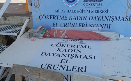 ÇÖKERTME’DE KADIN DAYANIŞMASI: EL EMEĞİ ÜRÜNLER STANTLARDA BULUŞUYOR