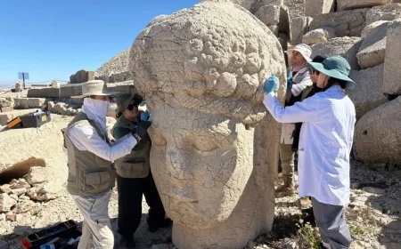 BAKAN ERSOY DUYURDU: NEMRUT'UN BİNLERCE YILLIK MİRASINA NANOTEKNOLOJİK KORUMA!