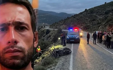  MOTOSİKLETİ İLE UÇURUMA YUVARLANAN İŞÇİ YAŞAMINI YİTİRDİ