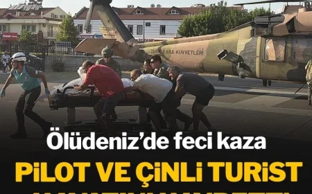 HER YIL İNSANLAR ÖLÜYOR YADA SAKAT KALIYOR NEDEN ÖNLEM ALINMIYOR? ÖLÜDENİZ’DE YAMAÇ PARAŞÜTÜ FACİASI: PİLOT VE ÇİNLİ TURİST HAYATINI KAYBETTİ