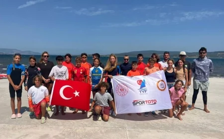IQFOIL Junior İzmir Gelişim Kampı Tamamlandı