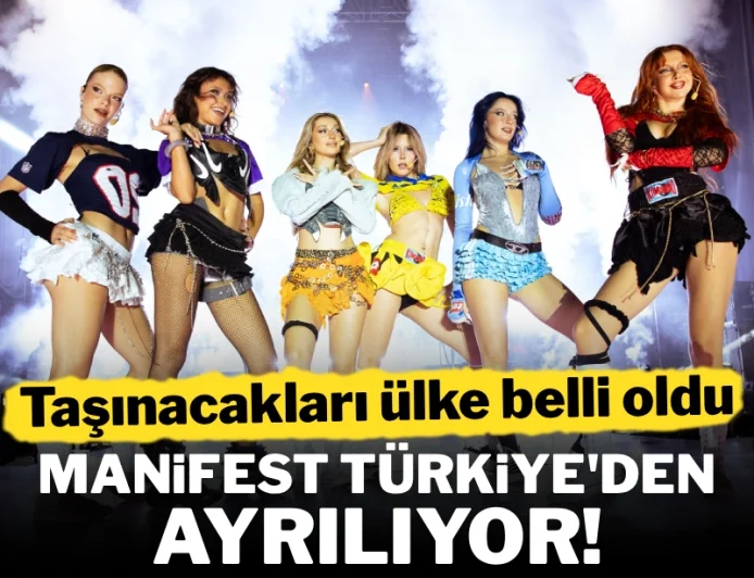 Bodrum’da konser vermeyi planlıyorlar  Manifest Türkiye'yi terk ediyor: Taşınacakları ülke belli oldu