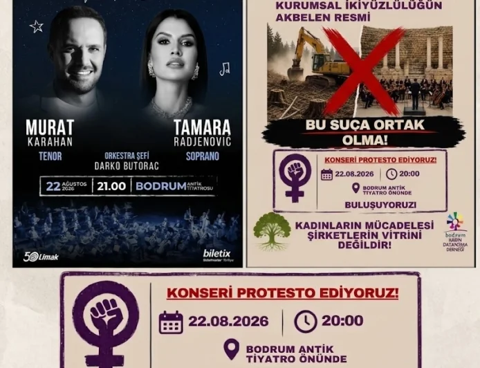 BODRUM’DAKİ LİMAK KONSERİ PROTESTO EDİLECEK