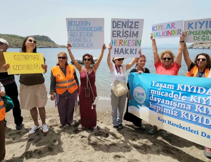 TÜRKİYE AYAĞA KALKTI BODRUMLULARIN KIYI İŞGALLERİ TEPKİSİNİ GÖREN DUYAN OLMADI.