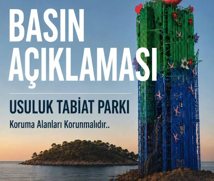 TMMOB Tarafından  Usuluk Tabiat Parkı İçin Basın Açıklaması Yapılacak