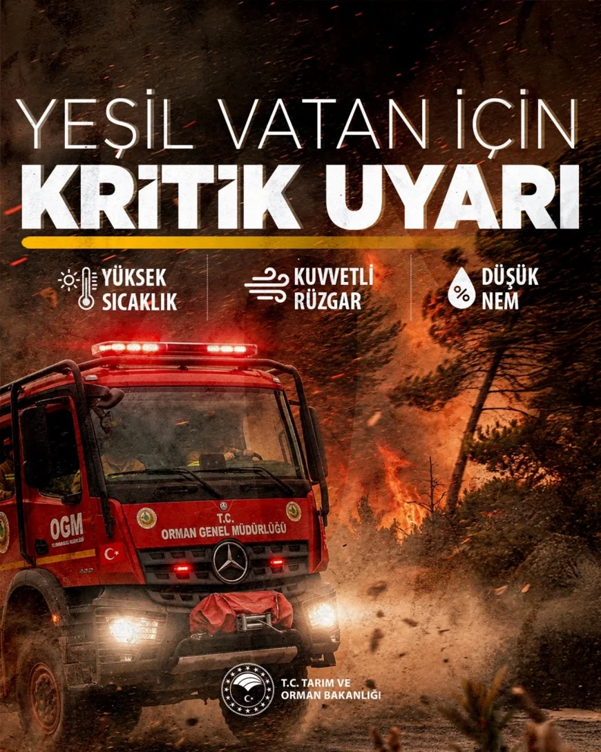Muğla Valiliği'nden kritik uyarı: Yangın riskine karşı tedbir çağrısı