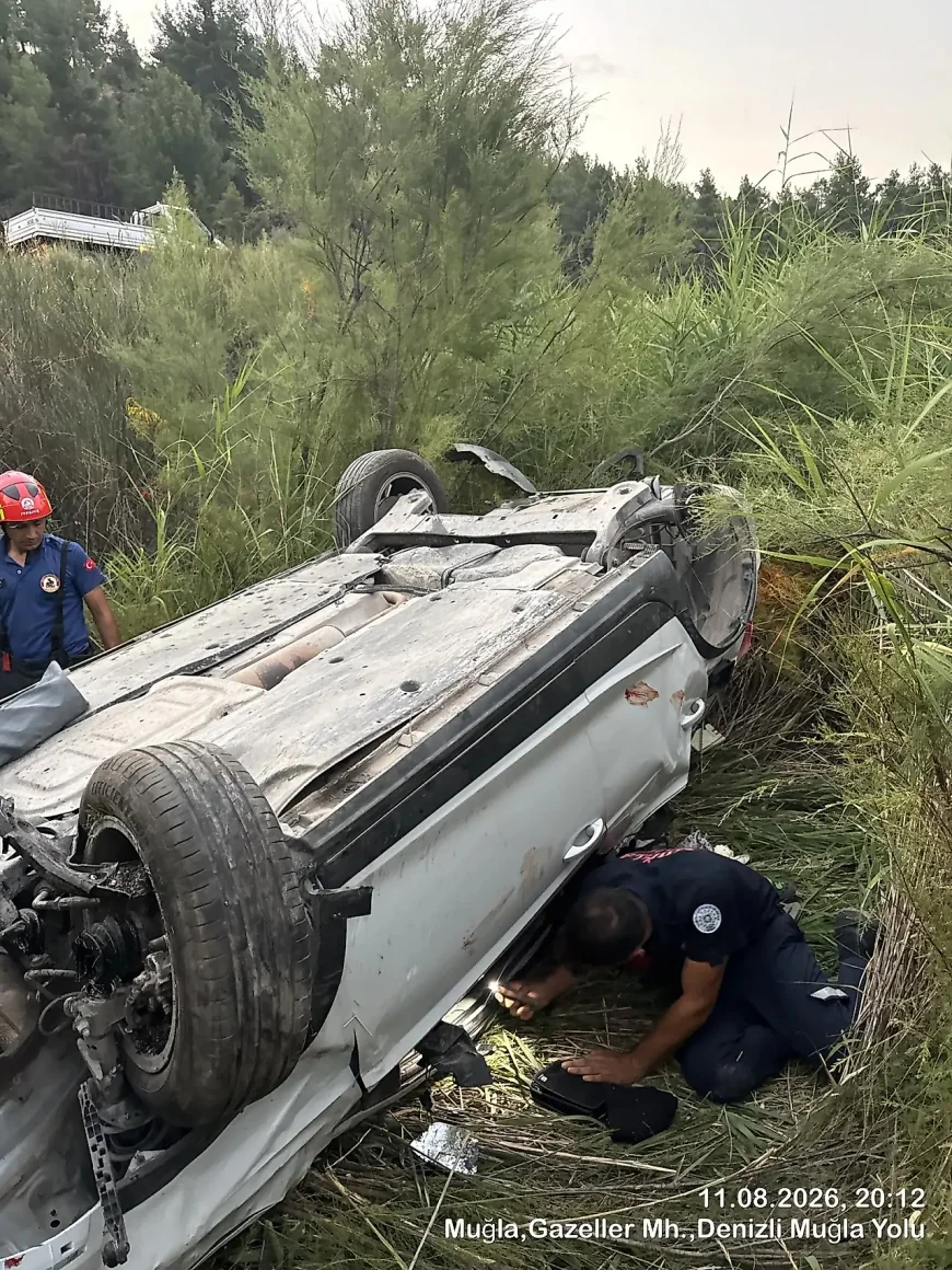 OTOMOBİL ŞARAMPOLE UÇTU: 20 YAŞINDAKİ EYLÜL HAYATINI KAYBETTİ