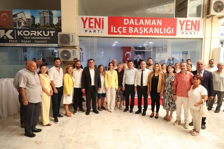 Dalaman CHP toplu halde Yeni Parti’de , Dalaman’da yüzlerce kişi Yeni Parti’de