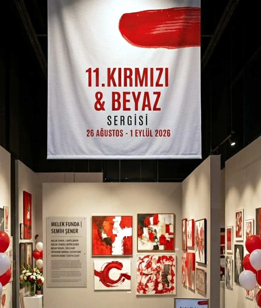SANATIN KIRMIZI VE BEYAZLA BULUŞTUĞU BİR CUMHURİYET HİKÂYESİ KIRMIZI & BEYAZ – 11. GELENEKSEL SERGİSİ BODRUM’DA KAPILARINI AÇIYOR