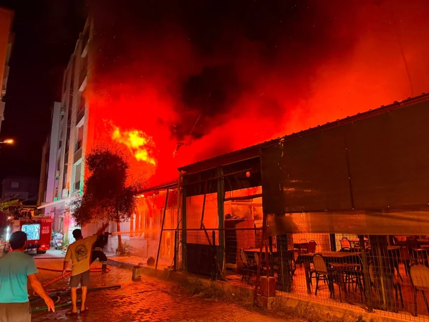 DÖNER SALONU KÜLE DÖNDÜ, KAHVEHANE DE ZARAR GÖRDÜ