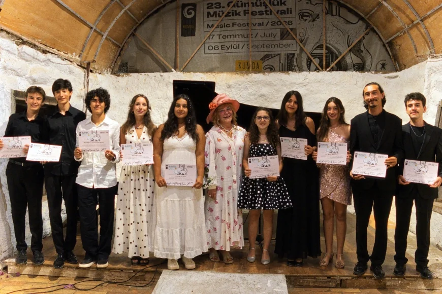 Gümüşlük festivalinde genç piyanistler hayran bıraktı