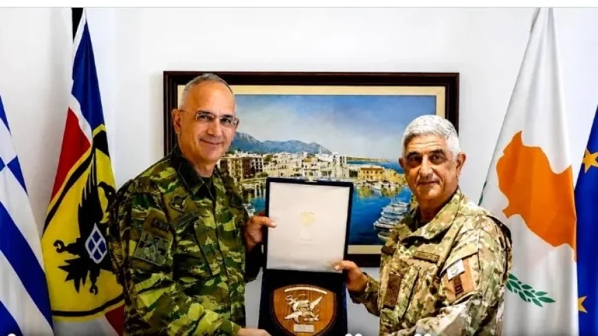 YUNANİSTAN'IN SİNSİ PLANI:   Yunan Genelkurmay Başkanı Güney Kıbrıs’ta: İsrail, Yunanistan ve Rum yönetimi arasında askeri iş birliği