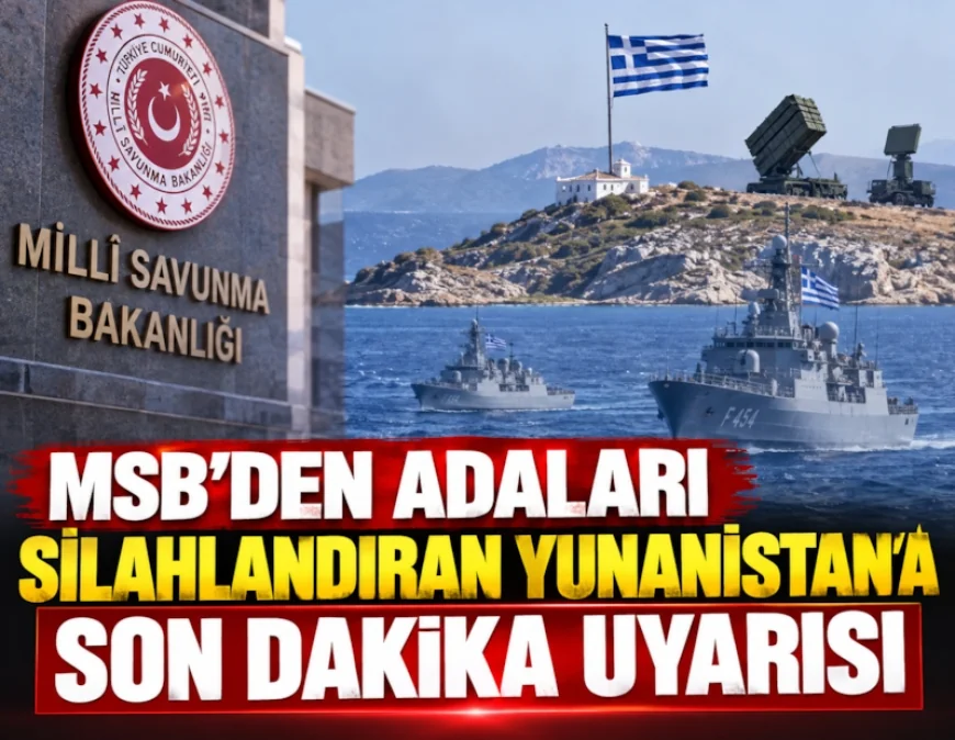 MSB'DEN YUNANİSTAN'A ADA UYARISI: TÜRKİYE GEREKLİ TEDBİRLERİ ALACAK