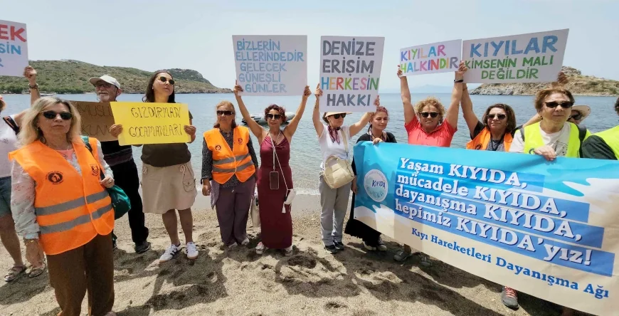 TÜRKİYE AYAĞA KALKTI BODRUMLULARIN KIYI İŞGALLERİ TEPKİSİNİ GÖREN DUYAN OLMADI.
