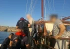 Mavi yolculukta yaralananları sahil güvenlik kurtardı