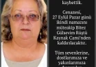 Bodrum Denizciler Derneği Başkanı Tuna Altunkaya'nın annesi yaşamını yitirdi