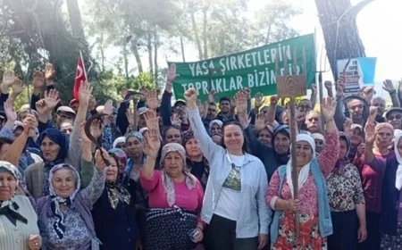 MİLAS AKBELEN KÖYLÜLERİNDEN MİLLİ MÜCADELE ÇAĞRISI: "KAMU YARARI ŞİRKETLERİN YARARI DEĞİL, KAMU BİZİZ!"