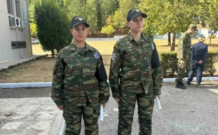 KOMŞUDA BİR İLK: YUNANİSTAN’DA KADIN ASKERİ POLİSLER GÖREVE BAŞLADI