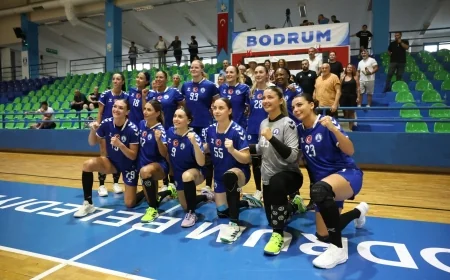 YALIKAVAKSPOR GÖZTEPE’Yİ 32-24 MAĞLUP ETTİ