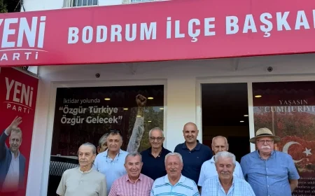 YENİ PARTİ BODRUM BAŞKANLARI YENİ DÖNEMİ DEĞERLENDİRDİ